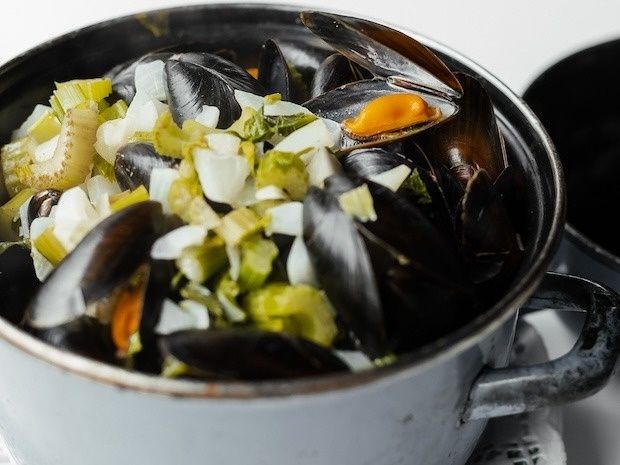Moules de Zélande au Restaurant François